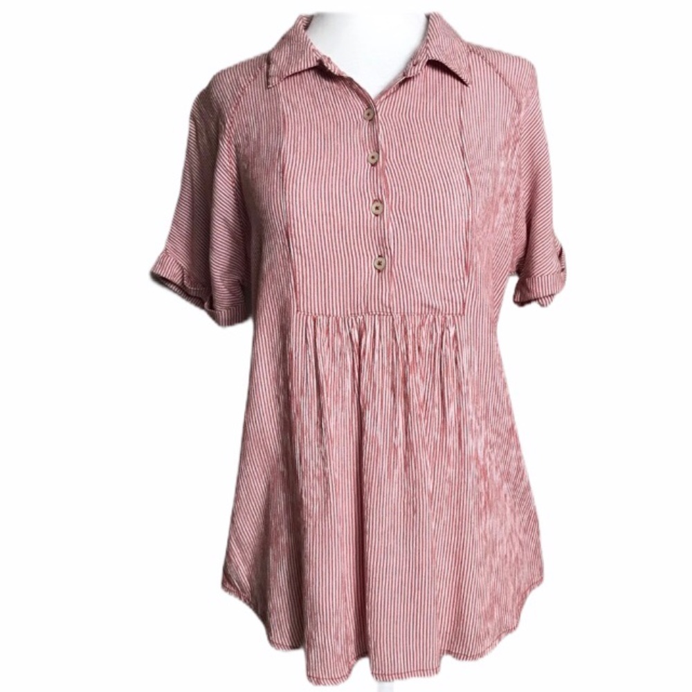 4/$20 Nine West short sleeve top - Picture 1 of 6